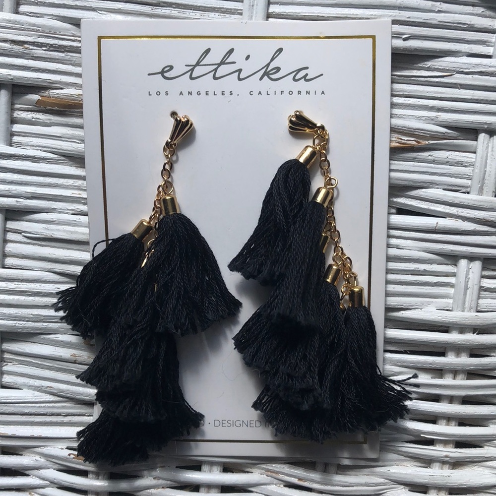 Ettika Daydream Tassel Earrings